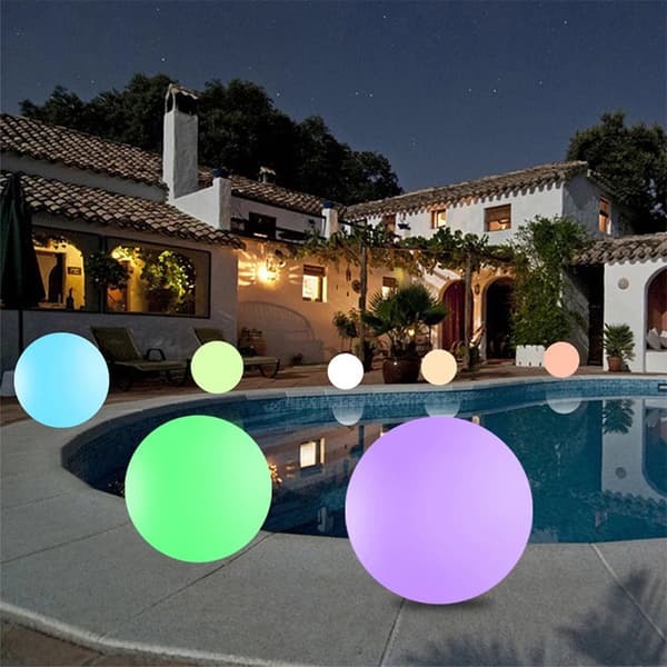 16 farver flydende poolbelysning RGB farveskiftende LED-kuglebelysning 1