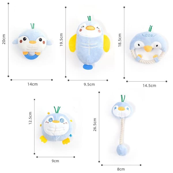Koirien lelut Puppy Cotton Chew 3