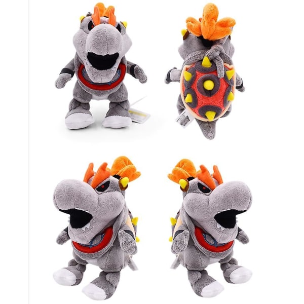 Super Mario Bros. Dry Bowser Bones Koopa Plysch Doll Animal Stuffed 18cm Style A