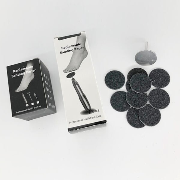 1/2/3/5 Sähköisen jalkaraspin vaihtotyynyt tehokas ja 35mm 80Grit 50 pcs 1 Pc