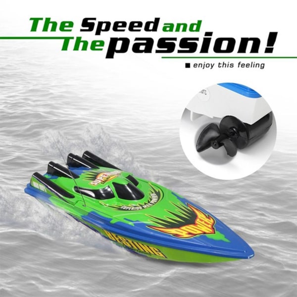 Rc Boat 30 Km/h High Speed Racing Uppladdningsbara batterier Remot red one-size