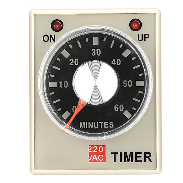 220vac 60 minutter Power On Delay Timer Tidsrelé Ah3-3(60m) null none