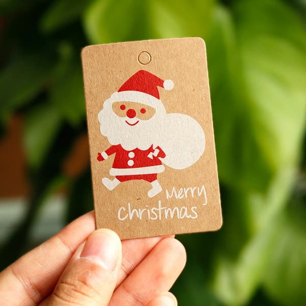 #100-delars julklappsetikettset#