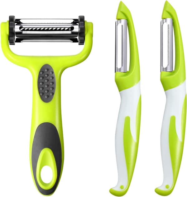 3-pack 3-i-1 Multifunktionell Grönsakspelare 3-i-1 Rotationspelare