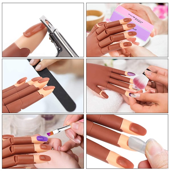 Nail Art Øvelseshånd til negle