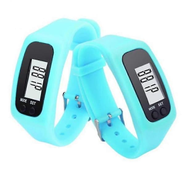 Run Step Klokke Armbånd Skritteller Kaloriteller Digital LCD Gåavstand