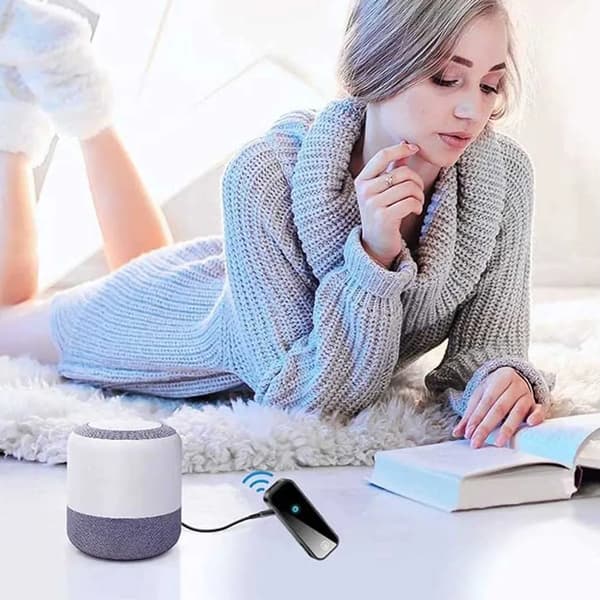 Bluetooth biladapter, Bluetooth 5.0-adapter med handsfree-samtaler Trådløs Bluetooth biladapter for bil- og hjemmestereosystemer