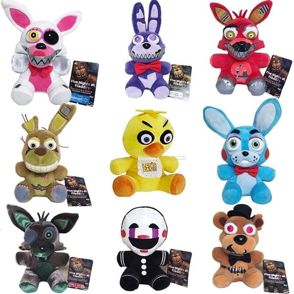 Fem nätter på Freddy's plyschleksaker All Character Gosedjur