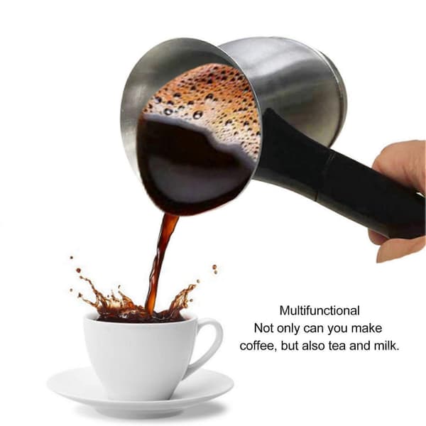 Elektrisk tyrkisk kaffetrakter 600 ml elektrisk tyrkisk kaffemaskin i rustfritt stål