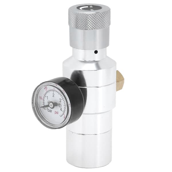 Mini CO2-regulator med adapter Hjemmebrygging Kegging CO2-forsyningssett MFL 3/8in 0-60PSI