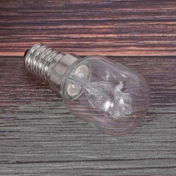 6x E14 Høytemperaturpære 500 Grader 25w - Halogen Boble Ovnspære For Varmebestandighet