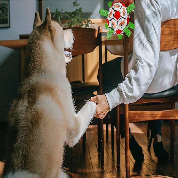 Hundleksak, hundboll, oförstörbar hundleksak, skicka luftpump