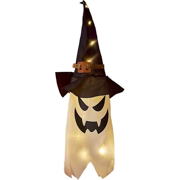 Hehkuvat Halloween-asut Rekvisiitta Naamiaisjuhlakoriste Halloween-noitahattu Lyhdyt (väri) color