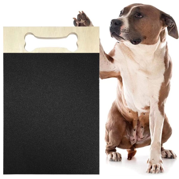 Dog Scratch Pad för naglar, Dubbelsidig Scratch Board för Dog Su BLACKB drawer claw