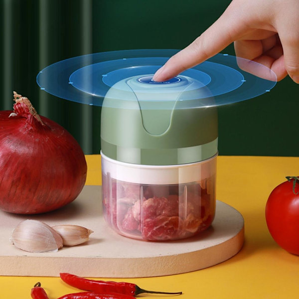 Vitlökshackare Köttkvarn GRÖN green
