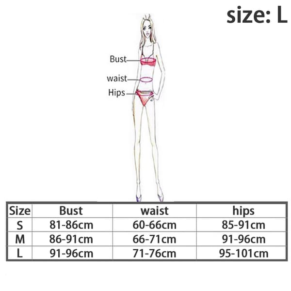 Naisten seksikäs Scoop Neck Pehmustettu Cutout Strappy String Bikini Setti White L