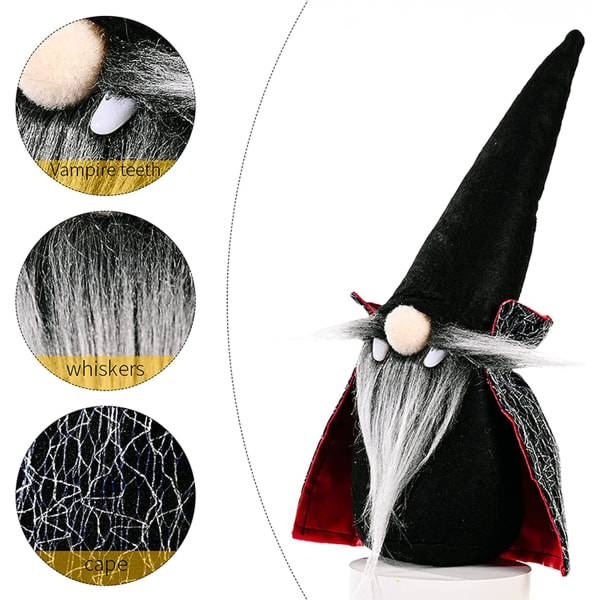 2 stk Halloween Dekorasjonstomter, Svenske tomter Nissedukker