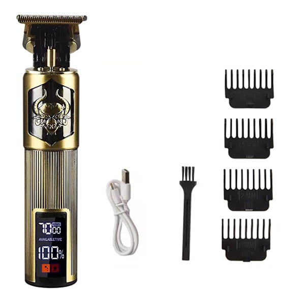 Effektfull Hög Kvalitet LED Rakapparat / Trimmer SKÄGG