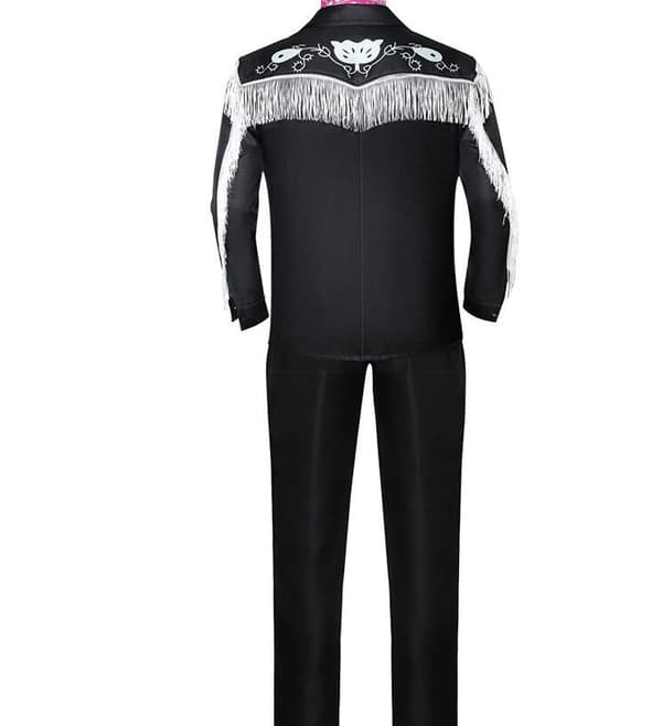 Ken Coplay kostyme for menn Halloween Scene Performance Suit Black s