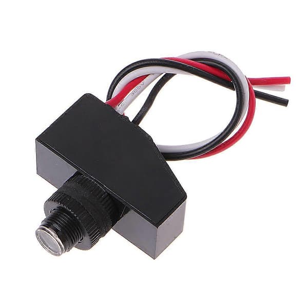 Automatisk lysstyringssensor DC12V 24V 36V 48V skumring til daggry fotocellekontakt