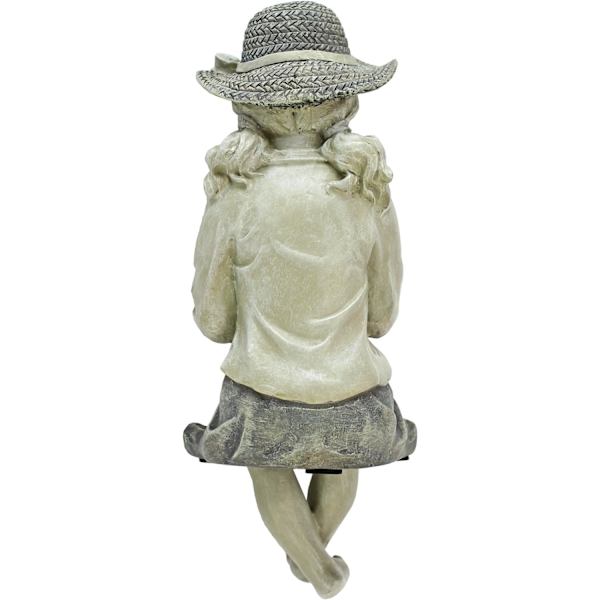 Grande Prize de Pêcheuse Statue de Pêcheur pour Jardin, polyrés