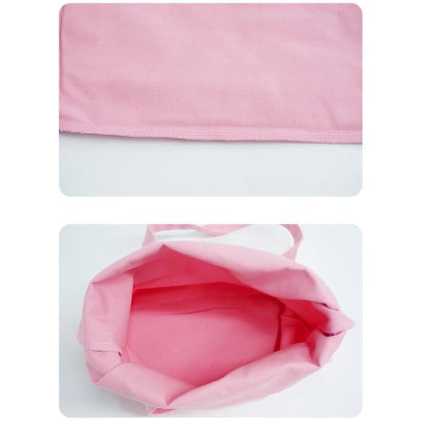 Stilig og romslig totebag (rosa)