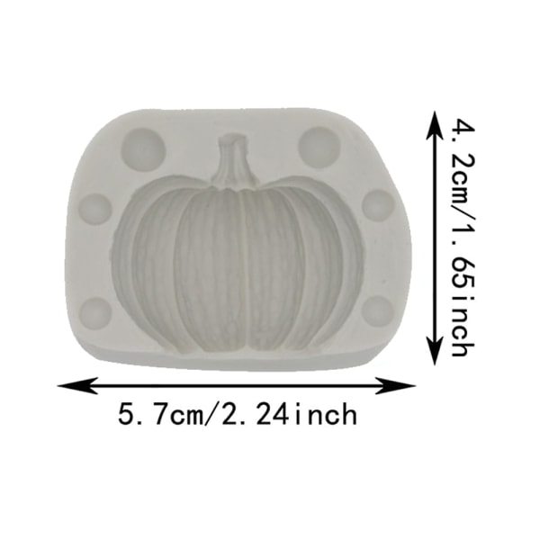 Pumpa Form 3D Form Höstpumpabakning Grey