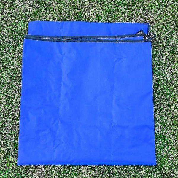 Tält presenning Markis Solskydd Regnskydd Strand Camping Picknickdyna Fuktsäker Matta Blue