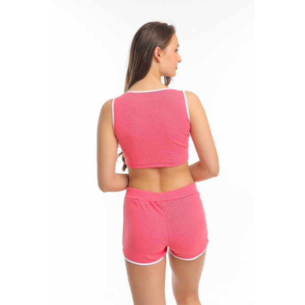 Crop top ja shortsit et- Högtaberg MultiColor S
