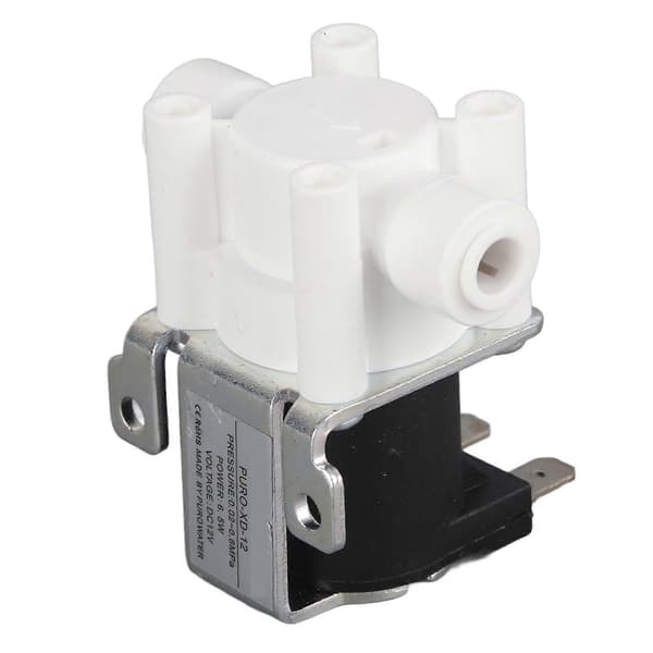 1 st DC 12V Vatten Elektrisk Magnetventil Magnetisk Reningsventil Snabbkoppling Normalt Stängd
