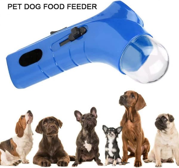 Hundefoderautomat, hundefoderkatapult, sjov godbidskaster, interaktiv hvalpesnackautomat