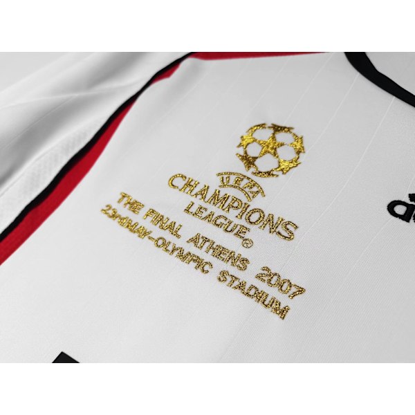AC Milan hjemmefotballdrakt treningsdress 22-kaka Nesta Maldini Inzaghi Pirlo -a qd S
