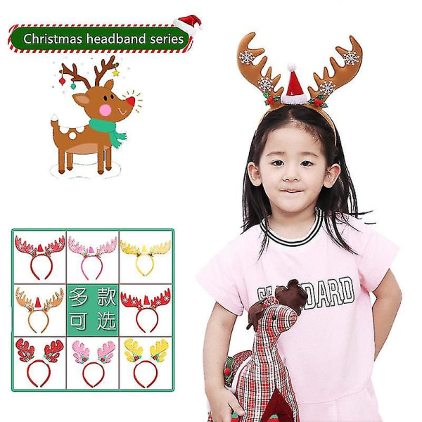 S Santa Tree Elg Barn Voksen Wear Rein Ornts Rotter Style2-3-santa