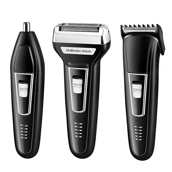 3 i 1 kit elektrisk rakapparat skäggtrimmer rakmaskin