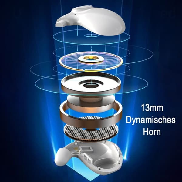 #In-Ear SleepEarbuds Hovedtelefoner Støjreducerende Hvid Bluetooth Hovedtelefoner#