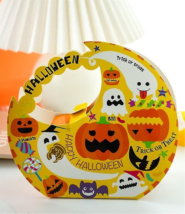 Halloween godispåse Halloween Tote Bag Halloween Cookie Bag_x Yellow