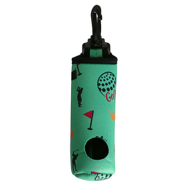 Golfball Midjeveske Bærbar Golfballveske Holder Oppbevaringsveske Pose Liten pose Golfballer Belte Golf Midjeholder Vesker Green