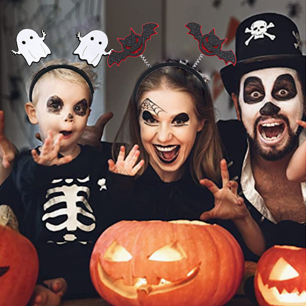 Halloween Edderkop Spøgelse Græskar Hårbøjle Djævel Pandebånd style 2