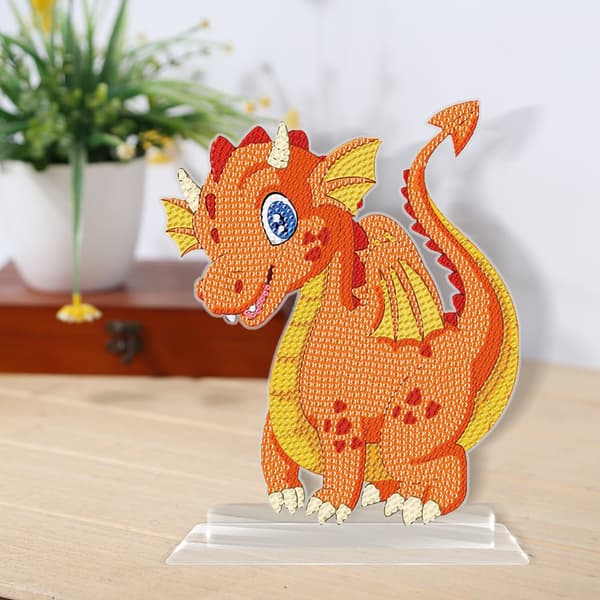 #Diamantmaling akrylpynt dinosaur dyrestil#