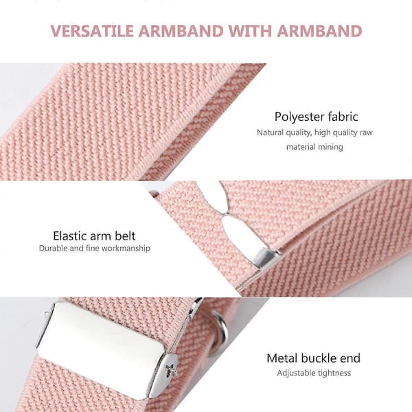 1 Par Allsidig Armbånd Unisex Skjørt Elastisk Armbånd for Jenter og Menn