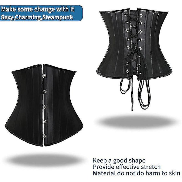 Tflycq Miss Moly Goth-tyylinen Underbyst Seksikäs Korsetti ja Vyötärö Cincher Bustiers Toppi Workout Vartalon Muotoilija Vyö Plus Koko Alusvaatteet Korsetti S-6xl