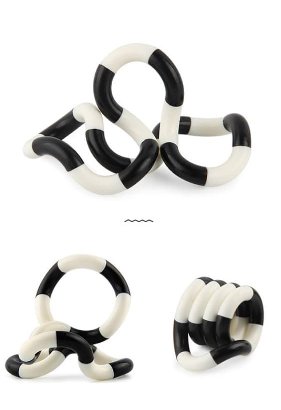 #Tangle Leke Fidget Twister Hånd Fidget Leke Twisted Avspenningsleke 4 #