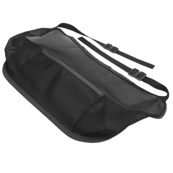 Universal bilnetlommeholder mellem sæder, netopbevaringspose, kæledyrsbarriere 260x405mm Sort