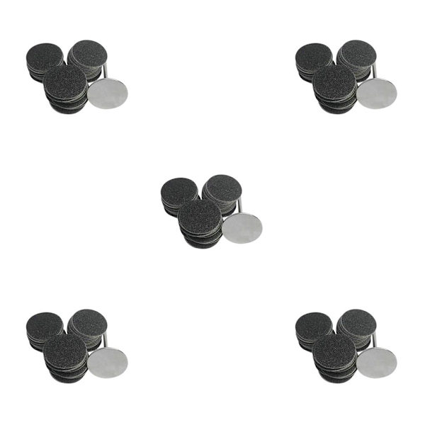 1/2/3/5 Sähköisen jalkaraspin vaihtotyynyt tehokas ja 35mm 80Grit 50 pcs 5PCS