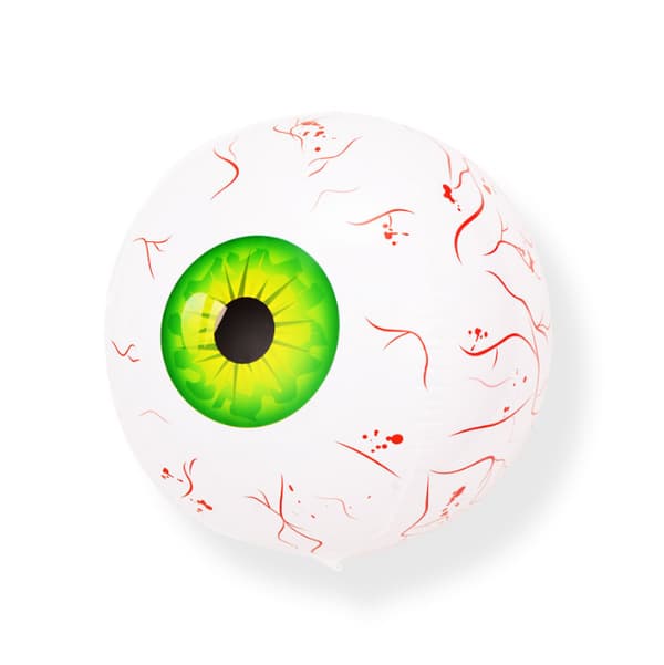 20 stk. Halloween Øjeæble Balloner Rød Grøn Blå Øjeæble green