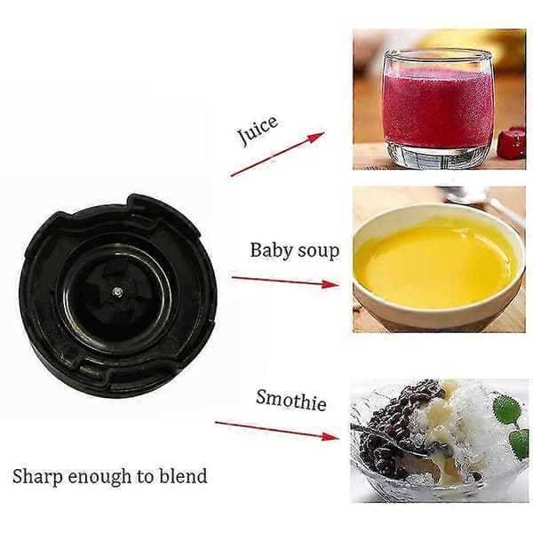 Blend-tilbehør kompatibelt med BLSTPB, for BLSTPB2 Blend 250W knivholder juicerkopp, svart