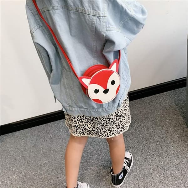 Söta tecknade små barnväskor Casual Messenger Bag Handväskor för tonårsflickor NO:4