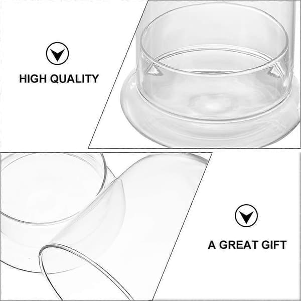 1 st glas ekologisk flaska dekorativ mikrolandskapsflaska landskapsflaska