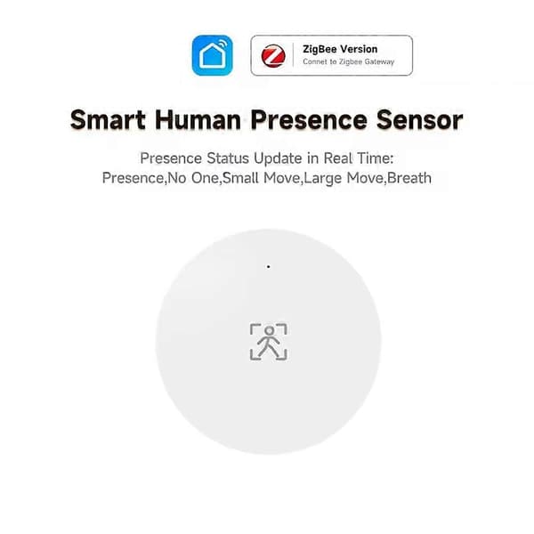 Tuya Zigbee 24G Människonärvaro Stråldetektor Person Högprecisionsradar Detektering Rörelse Statiska Sensorer
