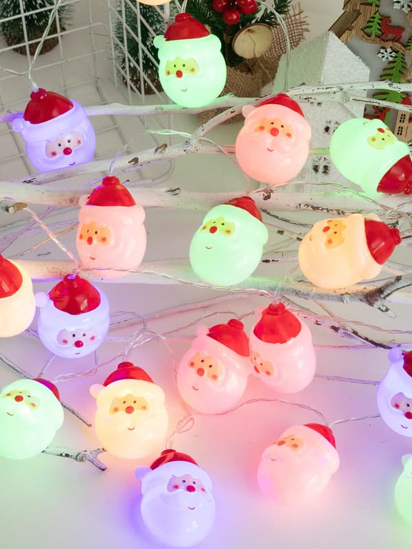 LED Julenisse modellering lyslenke julefest aktiv
